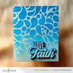 Altenew Dancing Drops Stencil alt10670 blue