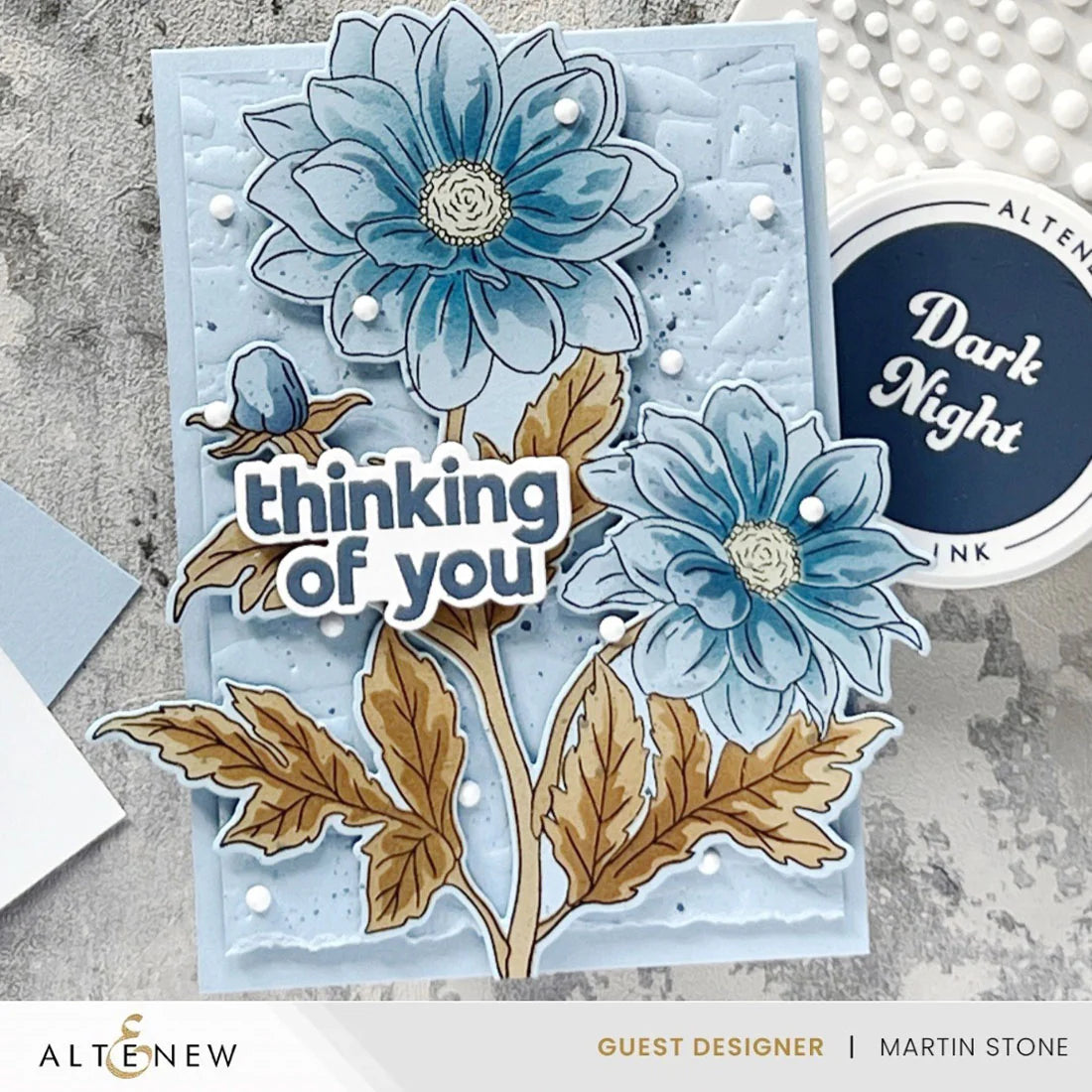 Altenew Dark Night Fresh Dye Ink Pad alt8529 thinking of you