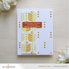 Altenew Deco Leaves Background Stencil alt10990 amazing