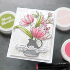 Altenew Deco Leaves Background Stencil alt10990 happy thoughts | color-code:ALT01