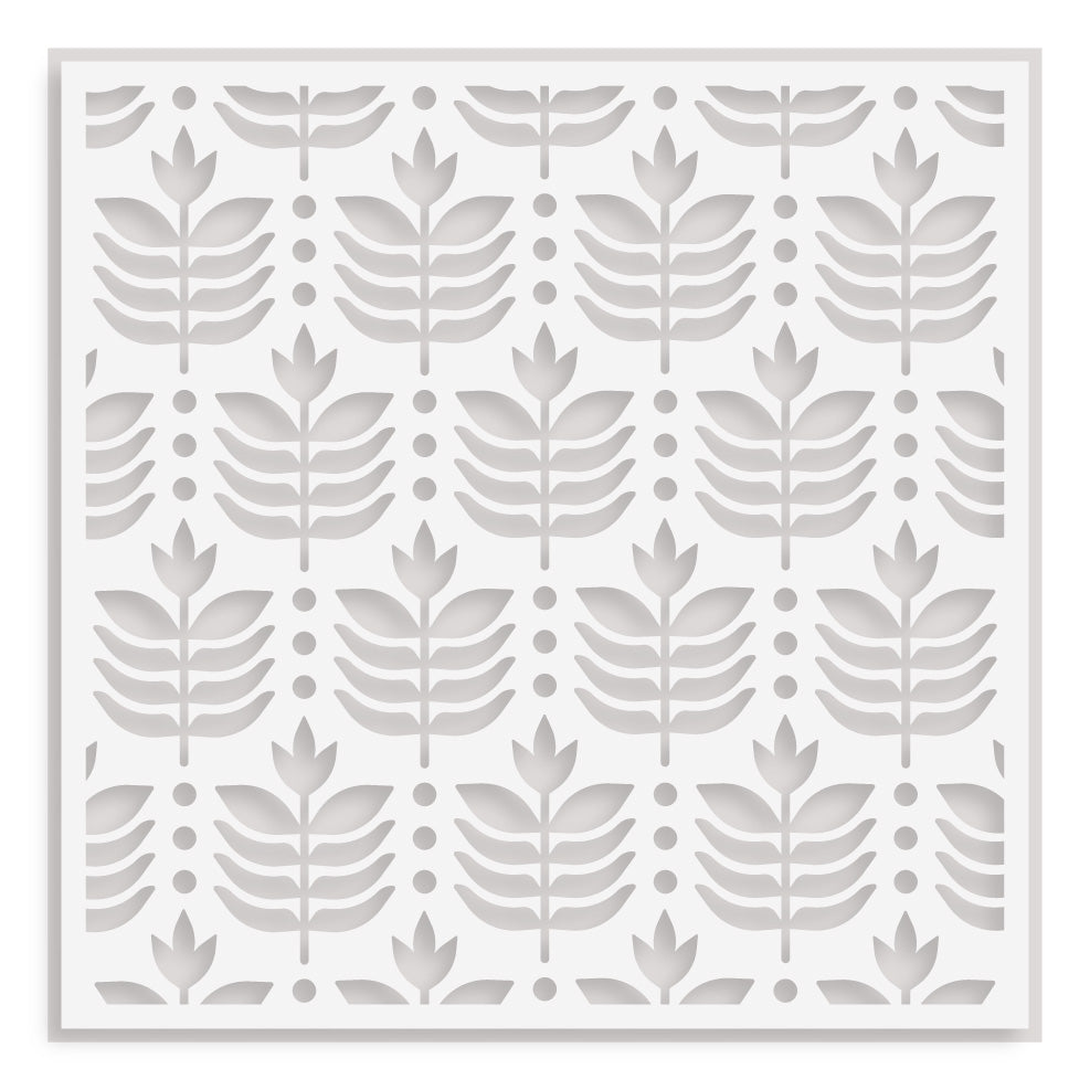Altenew Deco Leaves Background Stencil alt10990 image 1