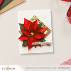 Altenew Decorative Frames 3D Embossing Folder and Die Set alt11517 season's greetings card