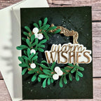Altenew Decorative Frames 3D Embossing Folder and Die Set alt11517 warm wishes greenery card | color-code:ALT02