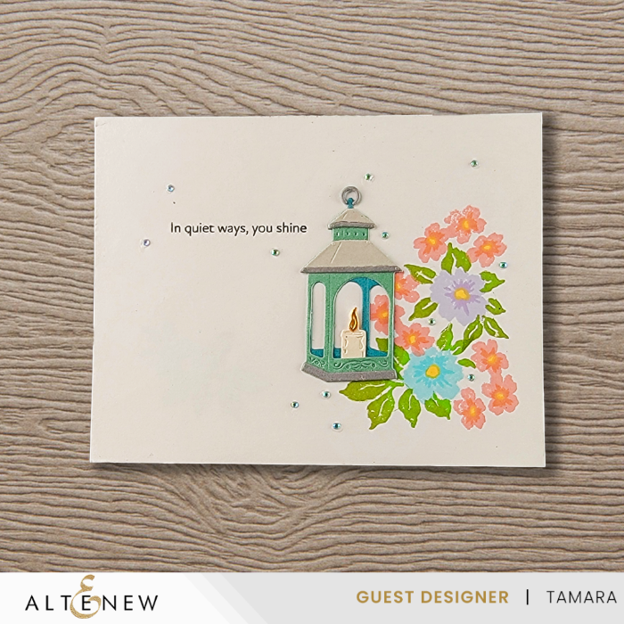 Altenew Decorative Lantern Layering Dies alt11068 flowers