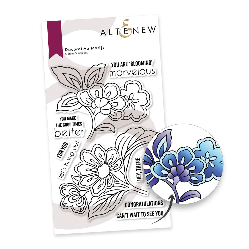 Altenew Decorative Motifs Clear Stamps alt7894stp