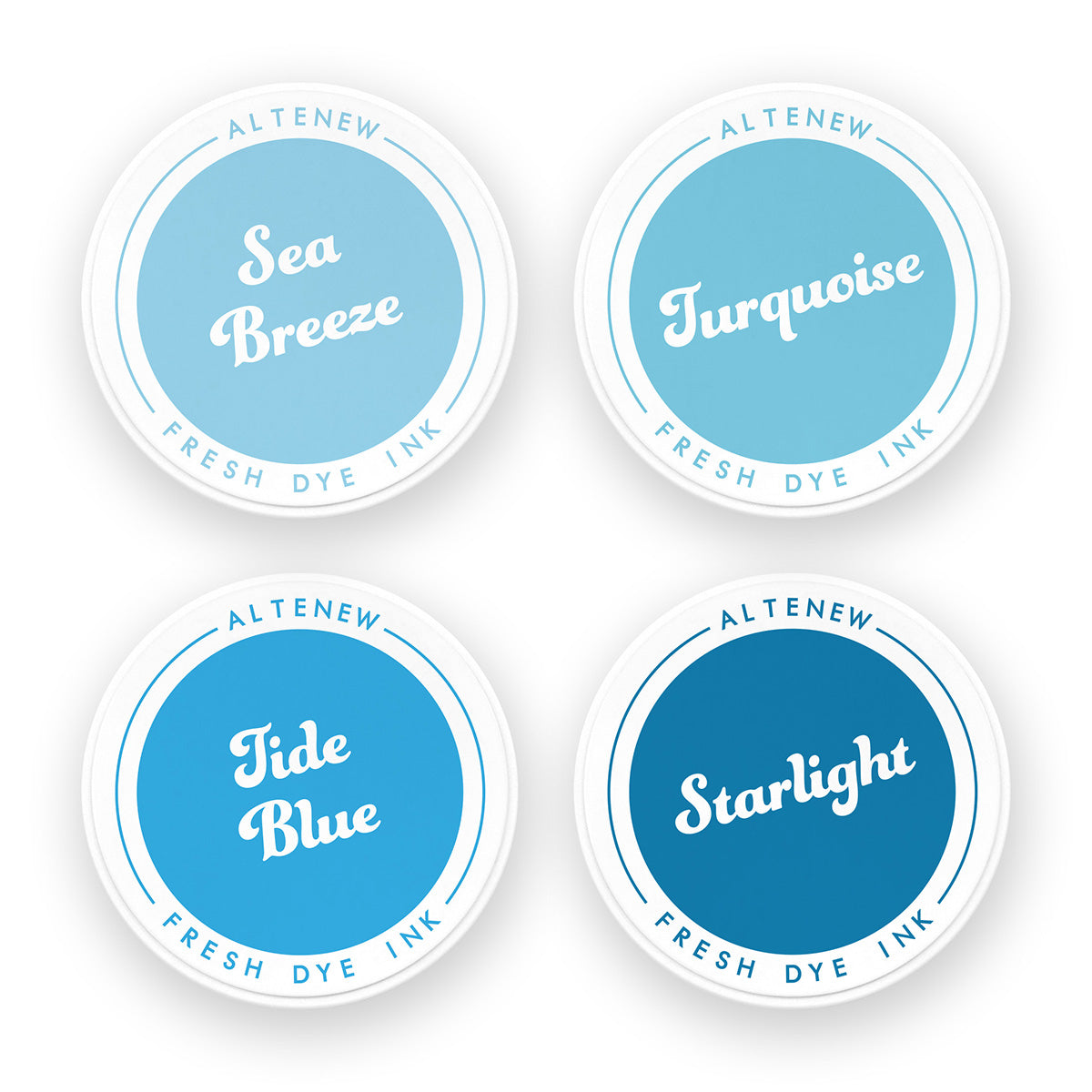 Altenew Deep Blue Seas Fresh Dye Ink Pad Set