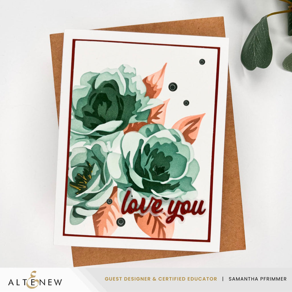 Altenew Deep Spice Fresh Dye Ink Pad alt11113 love you
