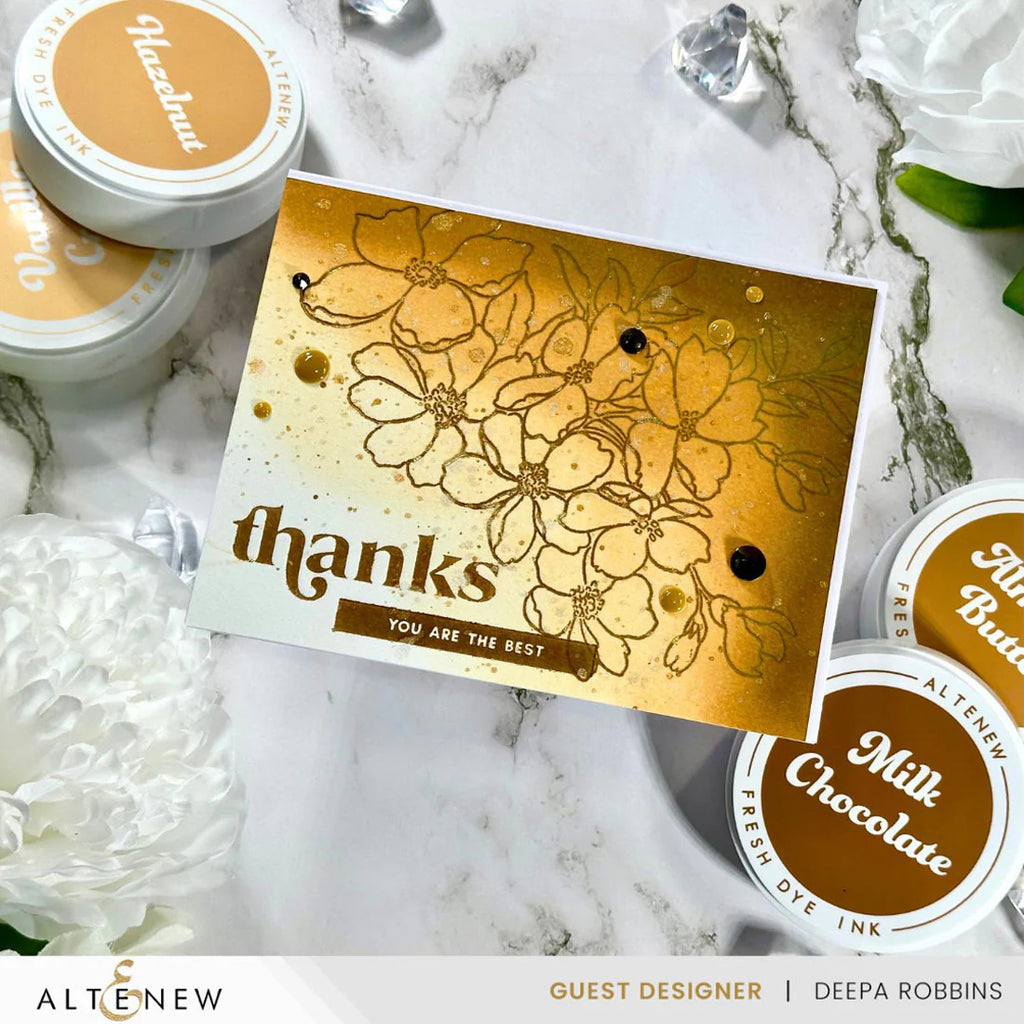 Altenew Delectable Delights Fresh Dye Ink Pad Set thanks