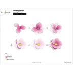 Altenew Delicate Magnolia Layering Dies alt10766 layering guide