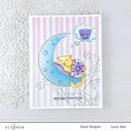 Altenew Dreamy Cat Simple Coloring Stencils alt6024* sleeping