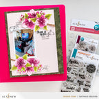 Altenew Dynamic Duo Blooming Branch Stamp Stencil and Add-on Die Set scrapbook