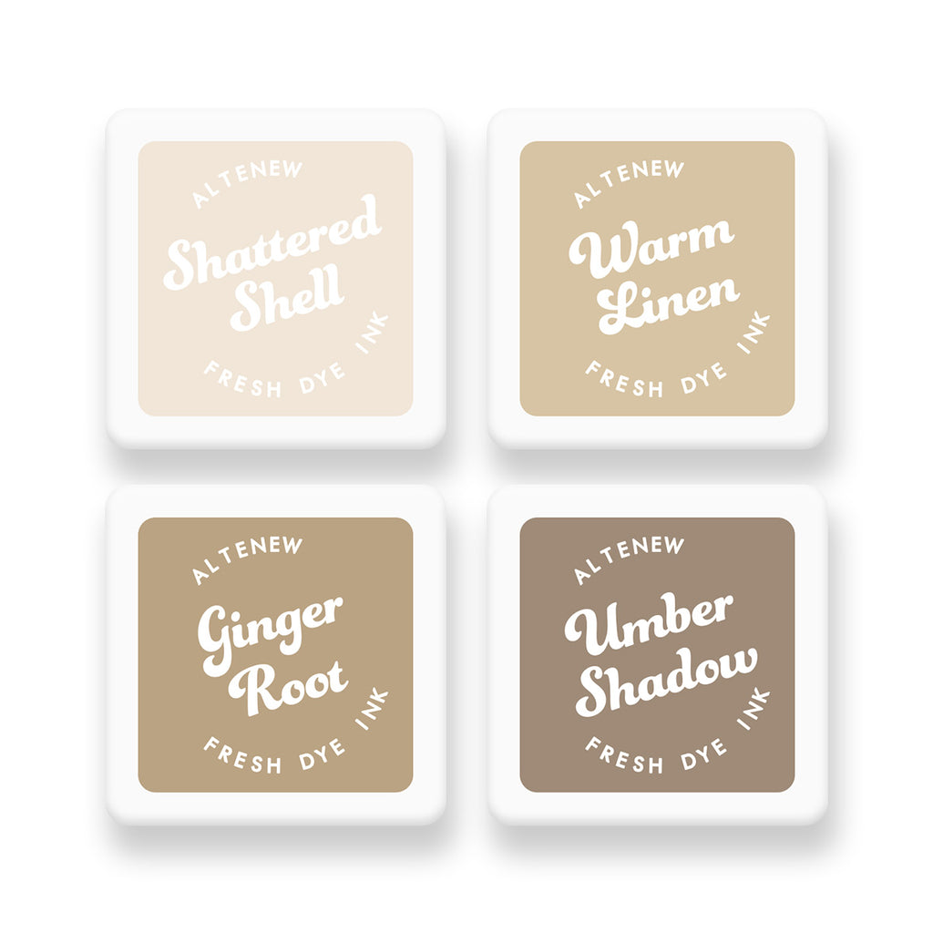 Altenew Earth Tones Fresh Dye Ink Mini Cubes alt11099