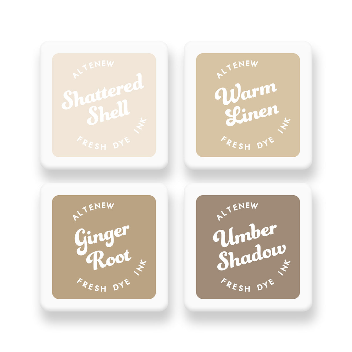 Altenew Earth Tones Fresh Dye Ink Mini Cubes alt11099