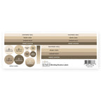 Altenew Earth Tones Ink Pads and Blending Brushes Label Set alt11198