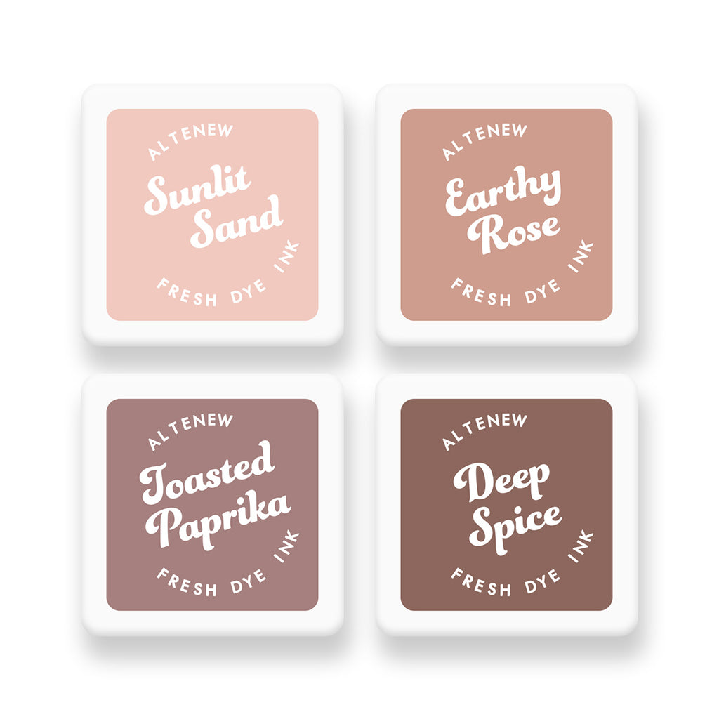 Altenew Earthy Embrace Fresh Dye Ink Mini Cube Set alt11114