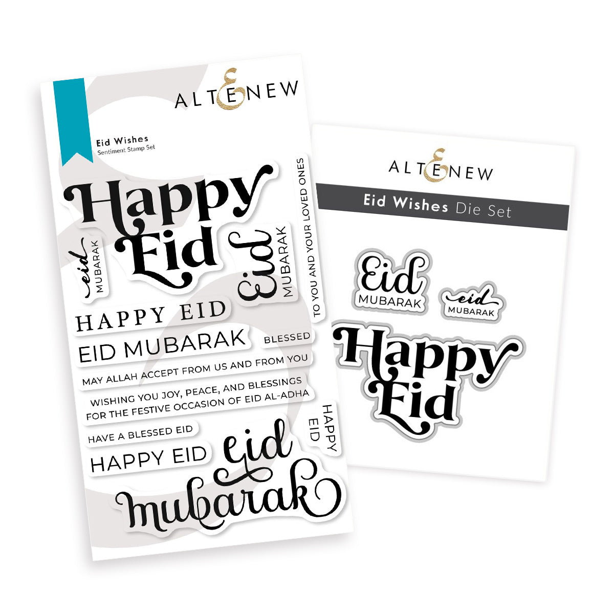 Altenew Eid Wishes Clear Stamp and Die Set