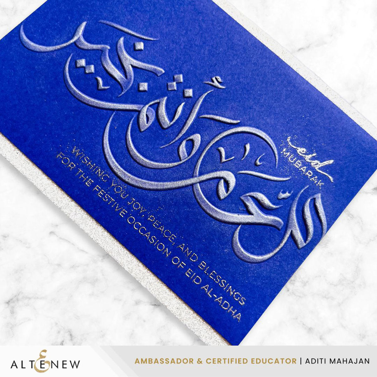 Altenew Eid Wishes Clear Stamp and Die Set wishing you joy