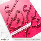 Altenew Eid Wishes Clear Stamps alt11409 red