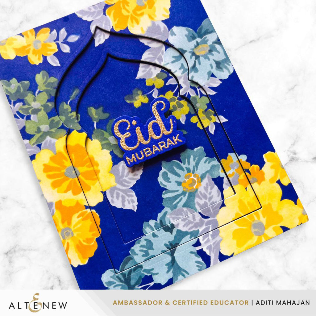Altenew Eid Wishes Dies alt11410 bold colors
