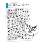 Altenew Elegant Alphabet Clear Stamps alt10418