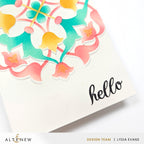 Altenew Elegant Alphabet Clear Stamps alt10418 hello
