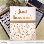 Altenew Elegant Bows 3D Embossing Folder alt10871 golden