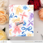 Altenew Elegant Bows Die alt10913 happy birthday