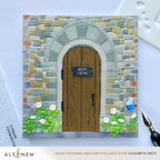 Altenew Enchanted Castle Window Embossing Folder and Stencil Set castle wall