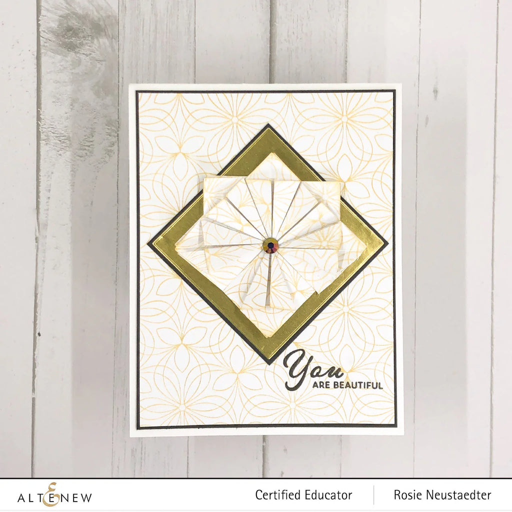 Altenew Enchanted Gold Pigment Ink Pad alt2654 art deco