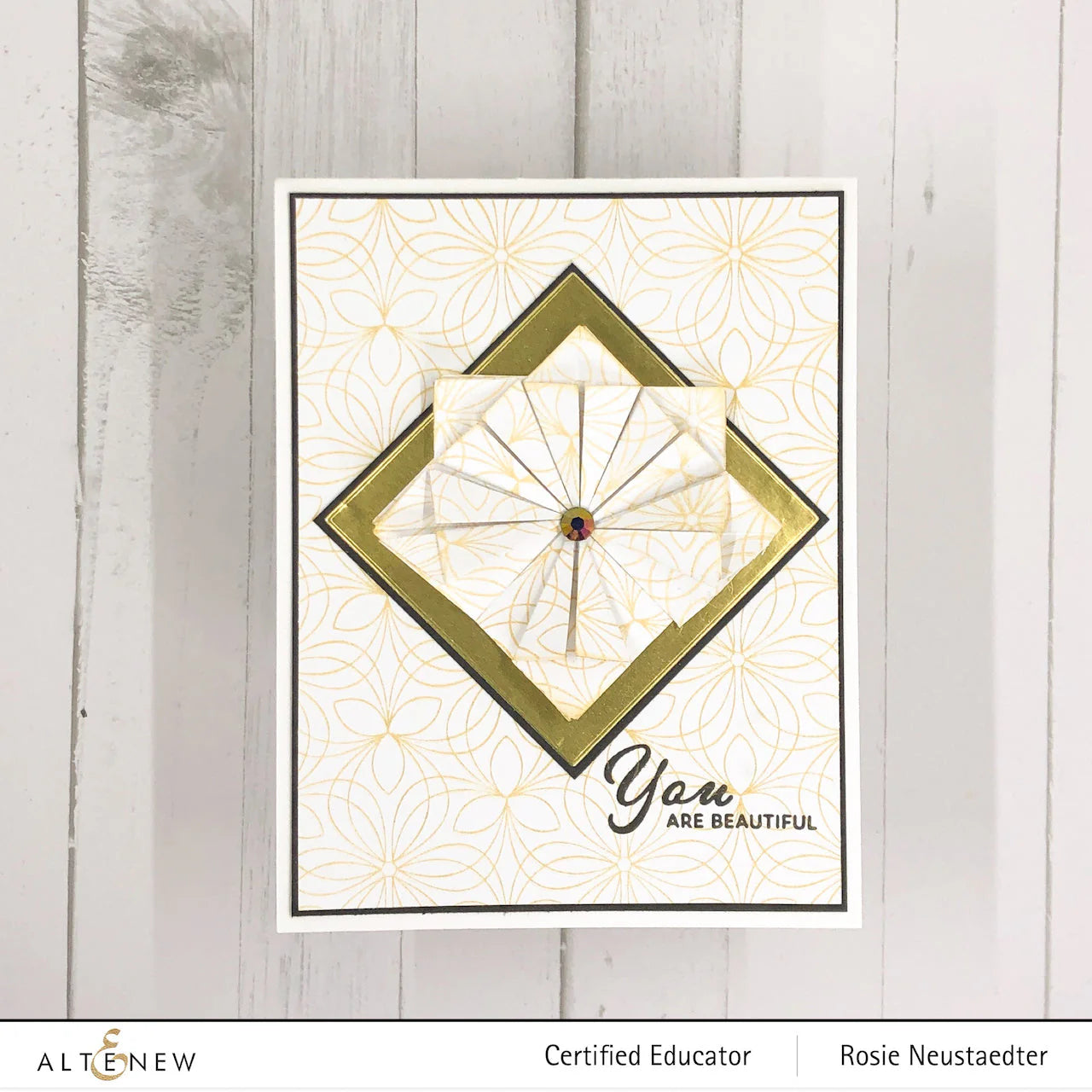 Altenew Enchanted Gold Pigment Ink Pad alt2654 art deco