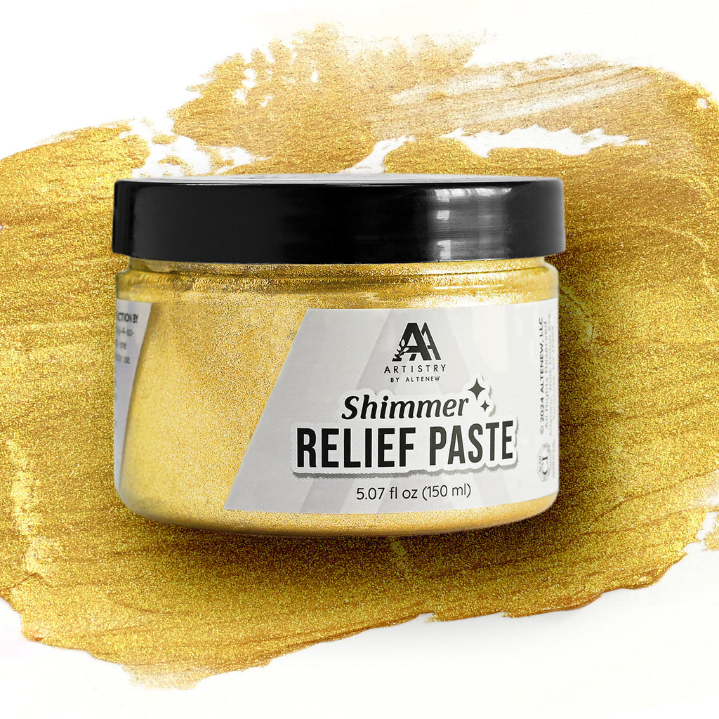 Altenew Enchanted Gold Shimmer Relief Paste alt8493