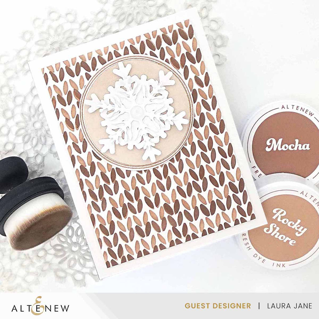 Altenew Espresso Fresh Dye Ink Pad alt8283 snowflake