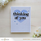 Altenew Essential Textures Delightfully Dotty Press Plate alt10914 thinking of you