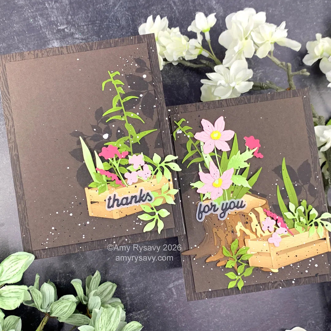Altenew Essential Textures Fine Woodgrain Press Plates alt10982 thanks | color-code:ALT04