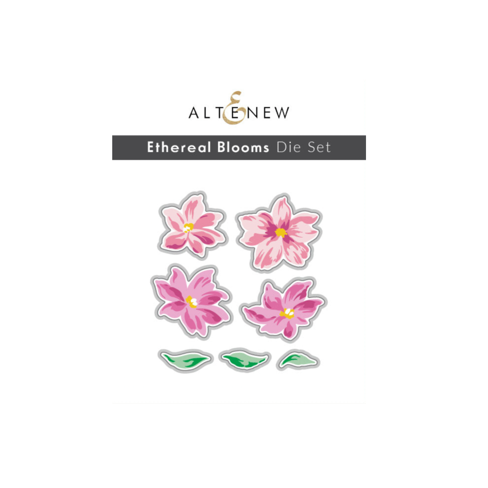 Altenew Ethereal Blooms Clear Stamp and Die Set