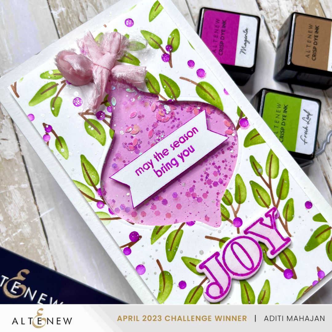 Altenew Jolly Ornaments Dies alt8219 joy