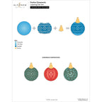 Altenew Festive Ornaments Layering Dies alt10411 layering guide