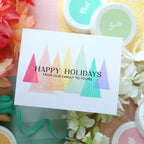 Altenew Festive Triangles Clear Stamps alt10915 rainbow \ color code:ALT01