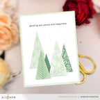 Altenew Festive Triangles Press Plates alt10916 green