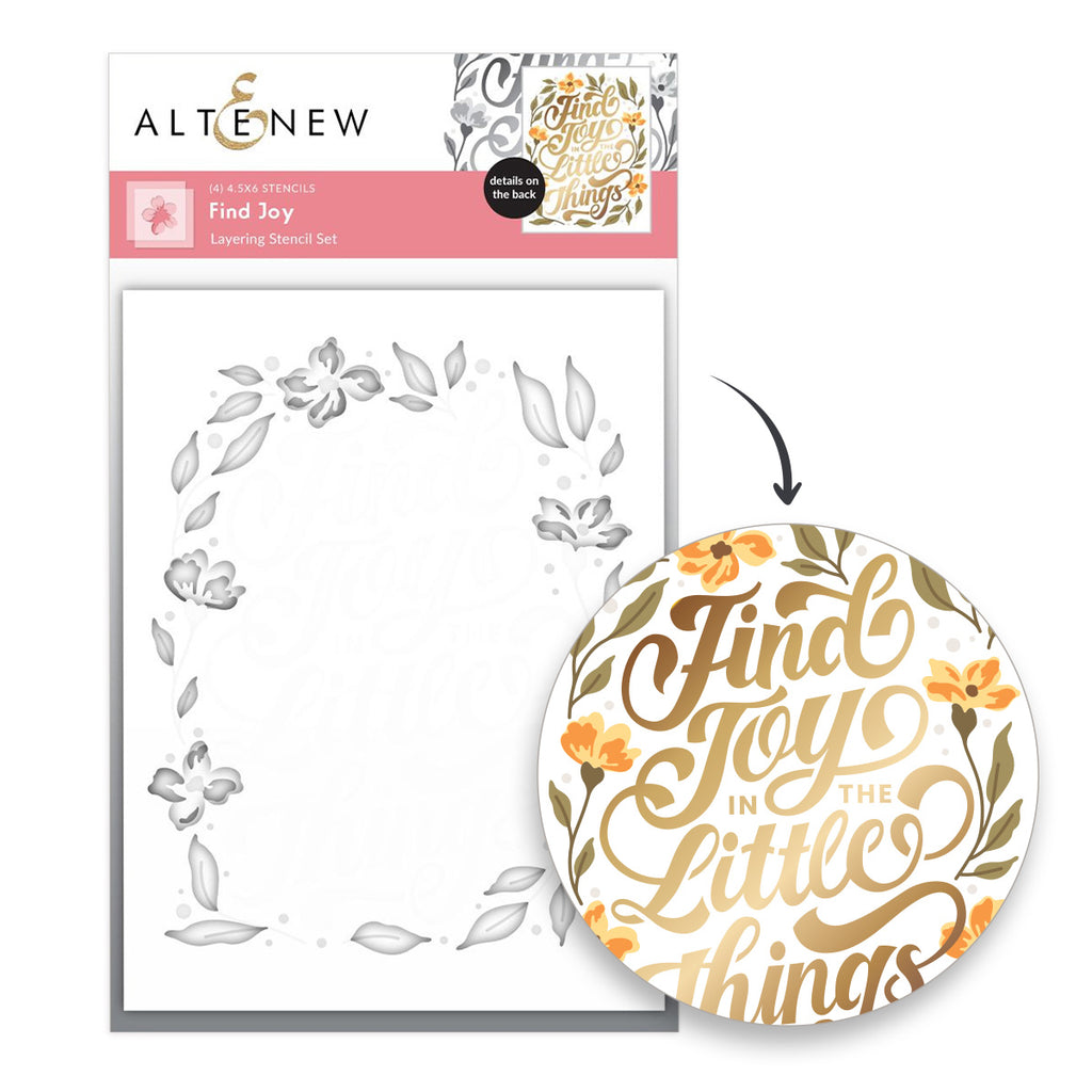 Altenew Find Joy Layering Stencils alt11075
