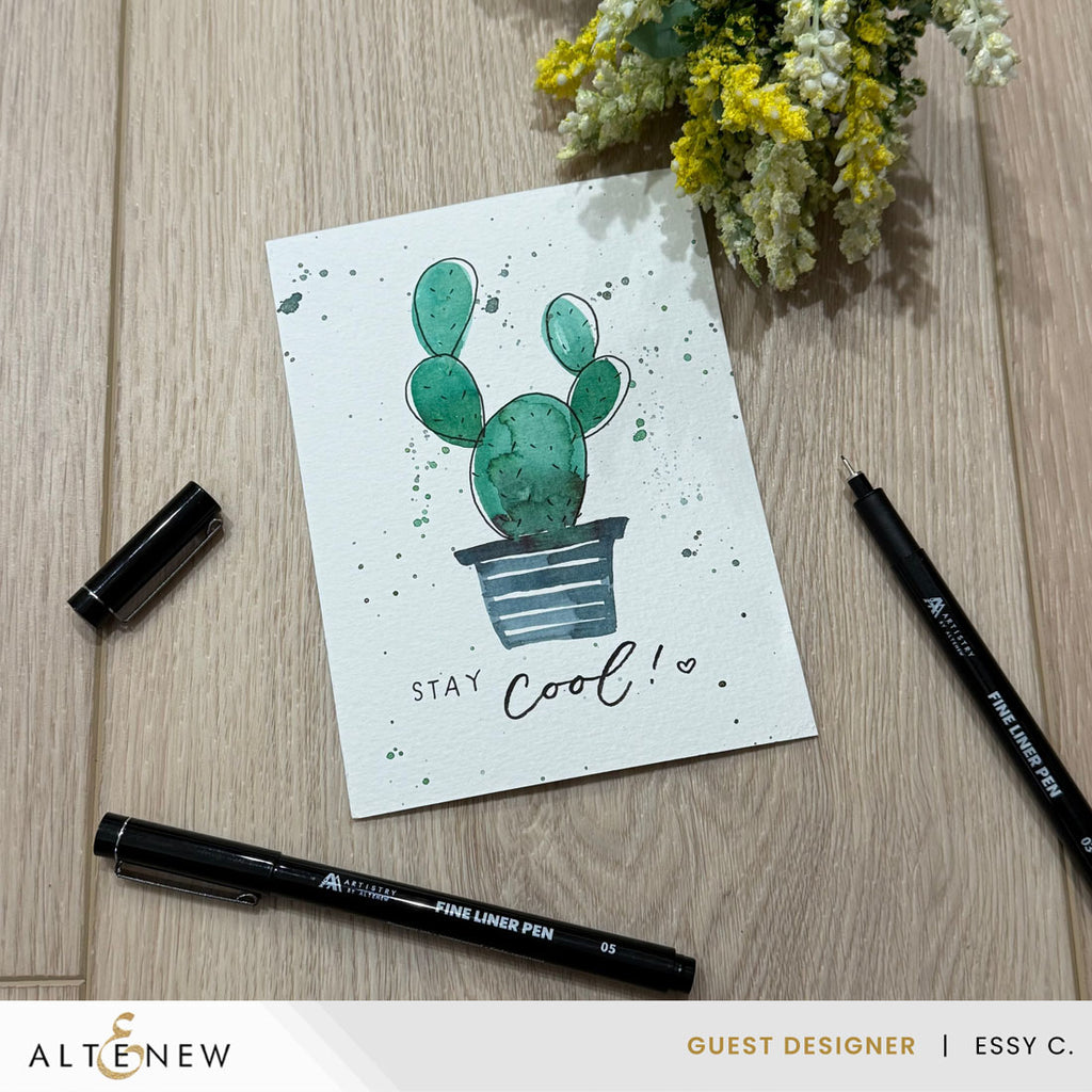 Altenew Fine Liner Pens 2.0 alt10549 cactus