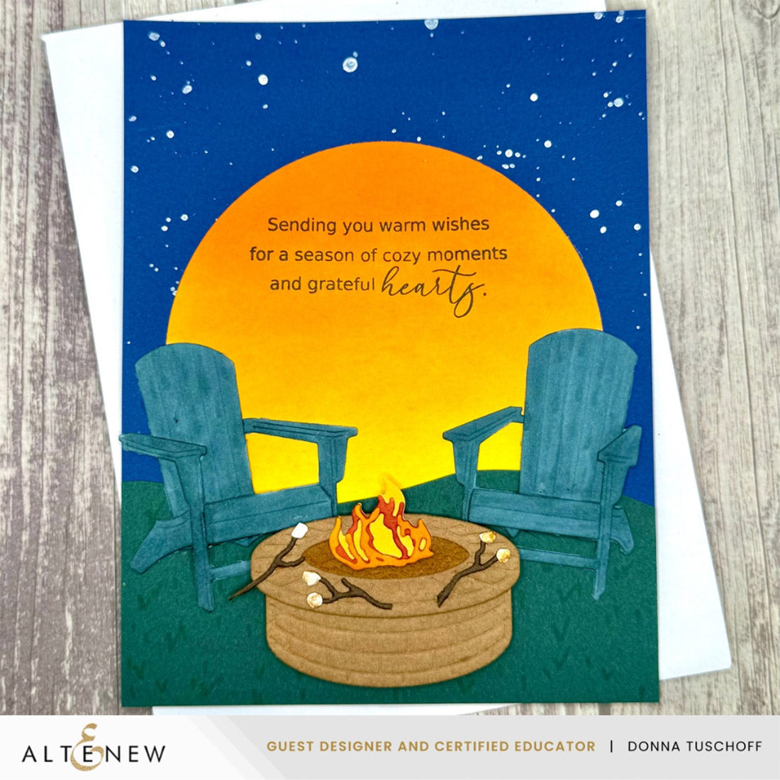 Altenew Fireside Escape Dies alt10983 full moon