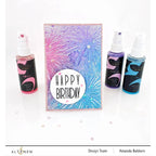 Altenew Fireworks Trio 3D Embossing Folder alt6652 birthday