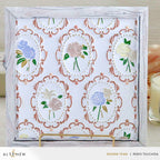 Altenew Floral Cameo 3D Embossing Folder alt10787 framed