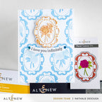 Altenew Floral Cameo Die alt10789 love you