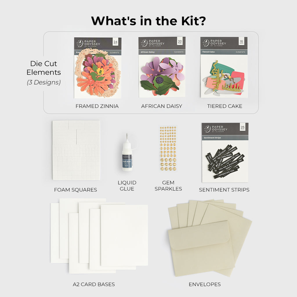 Altenew Floral Elegance Greeting Card Kit alt11273 image 1