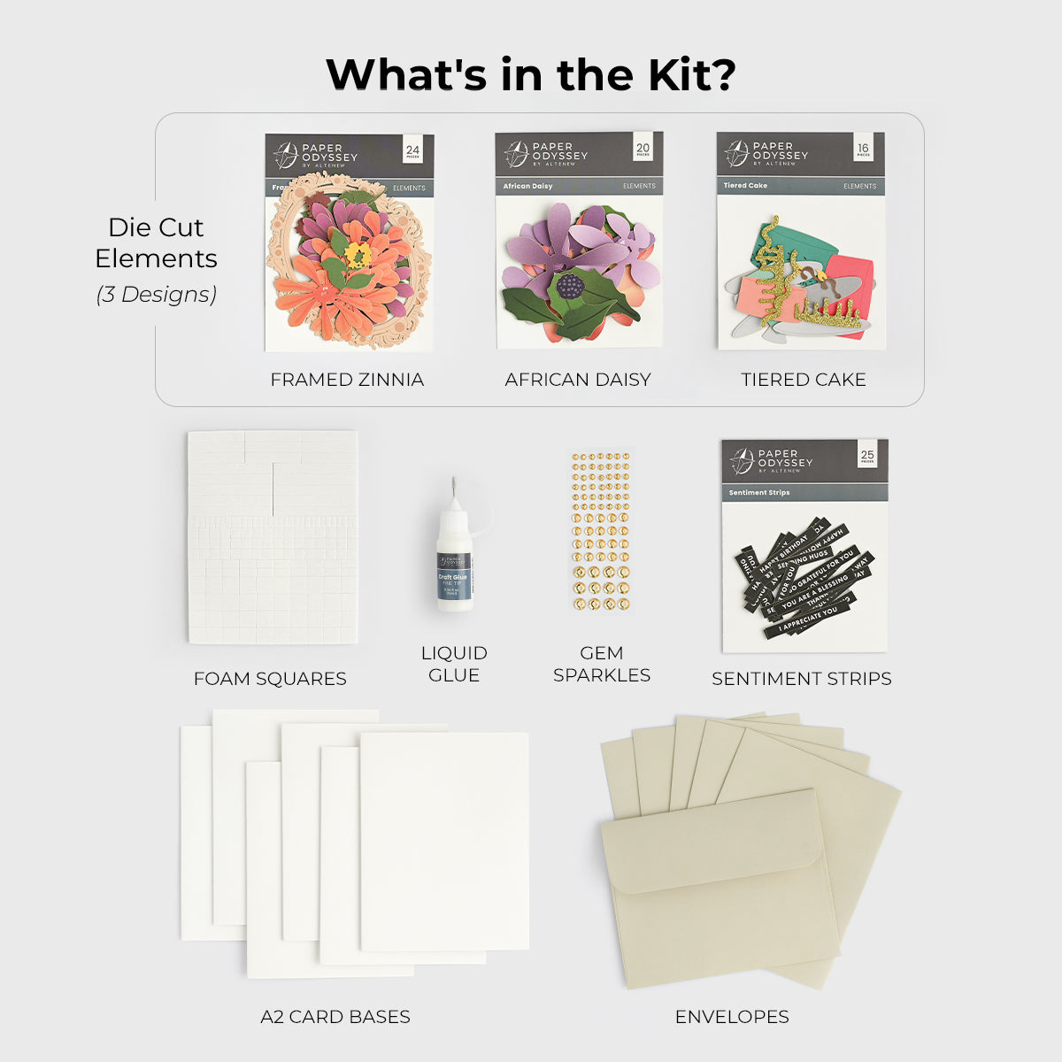 Altenew Floral Elegance Greeting Card Kit alt11273 image 1