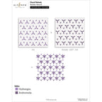 Altenew Floral Melody Builder Stencil alt10589 layering guide