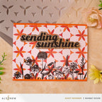 Altenew Floral Melody Builder Stencil alt10589 sunshine