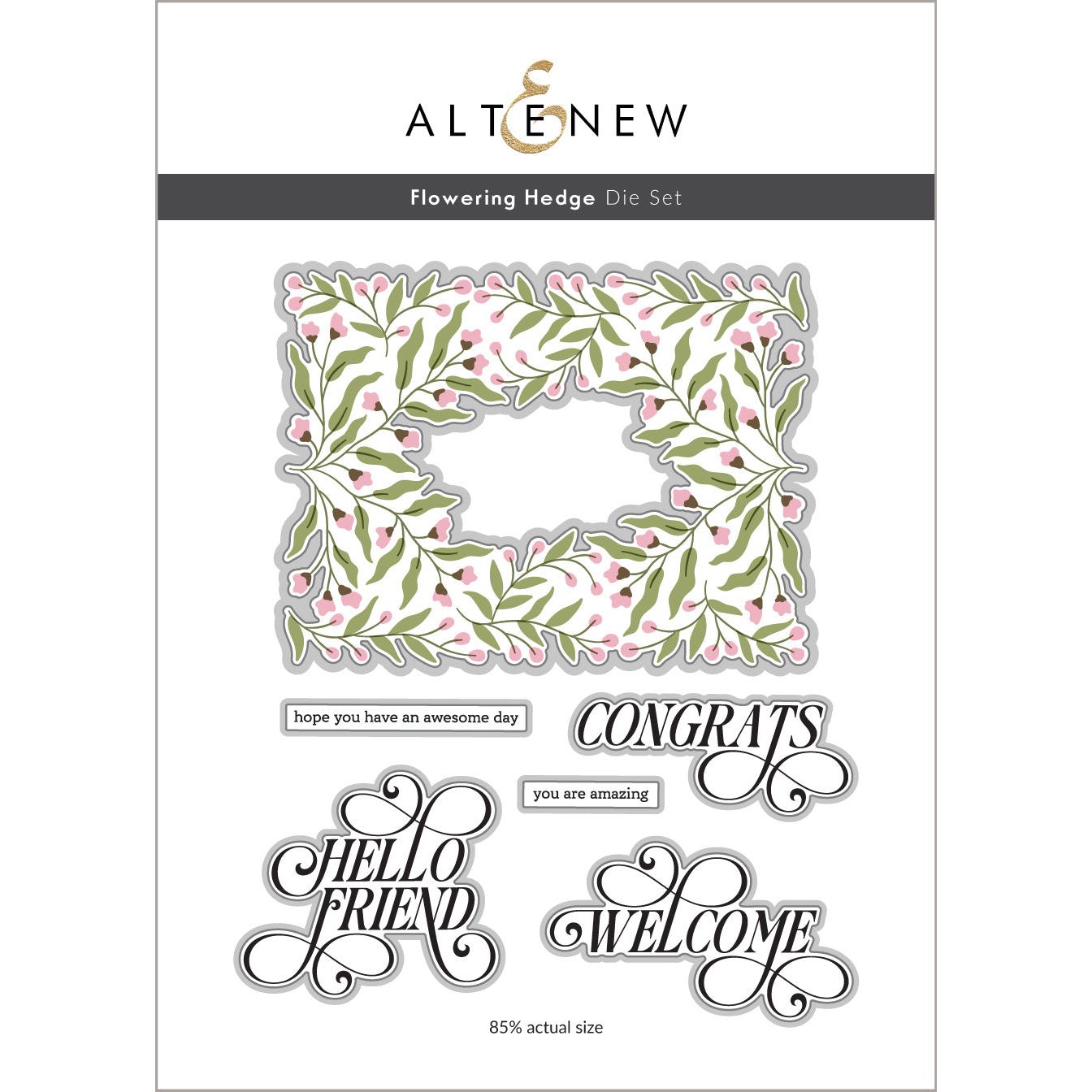 Altenew Flowering Hedge Dies alt10794